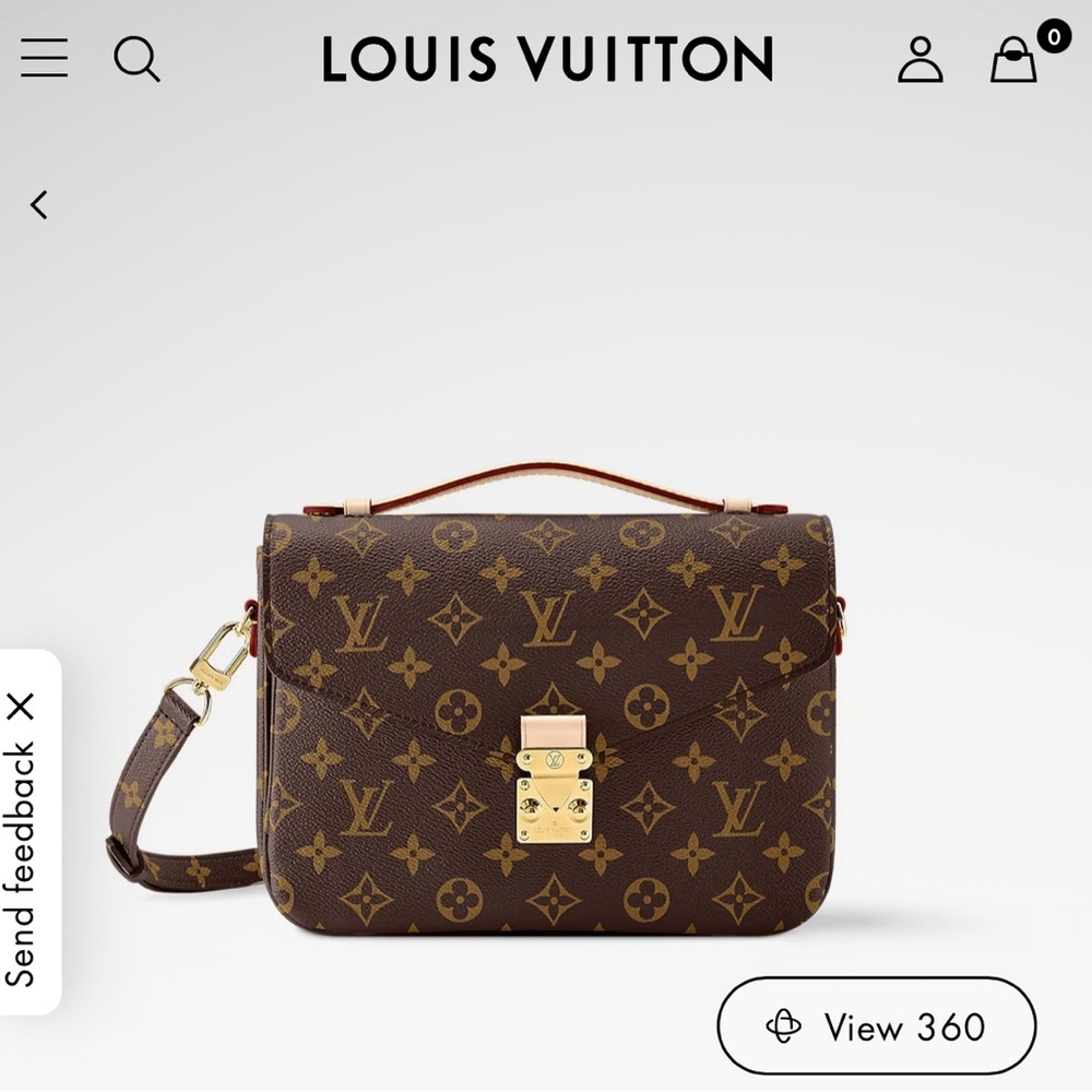 Louis Vuitton Pochette Métis Brown Monogram Crossbody Bag